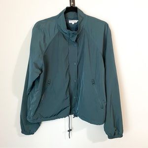 Good American Green Essential Track Jacket Size 4